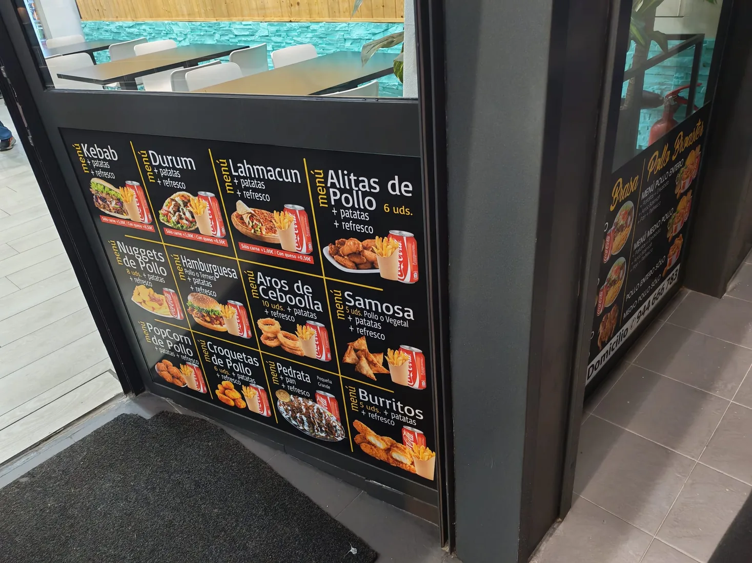 Carta de Kebab & Grill House con distintos menús y platos